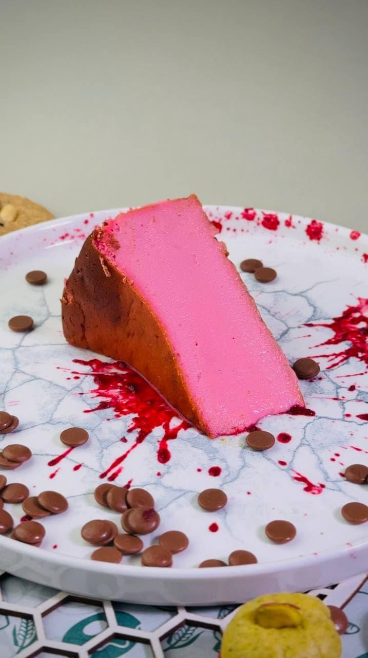 Чизкейк Сан себастиан малина