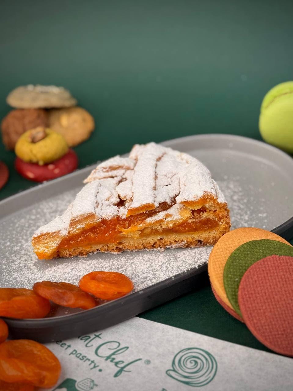 Quritilgan o'rik pirogi